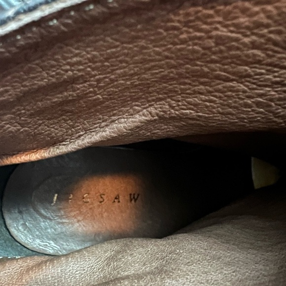 Fabulous Jigsaw Brown leather Heeled Boots with Studded Detail size 37 - Picture 10 of 10